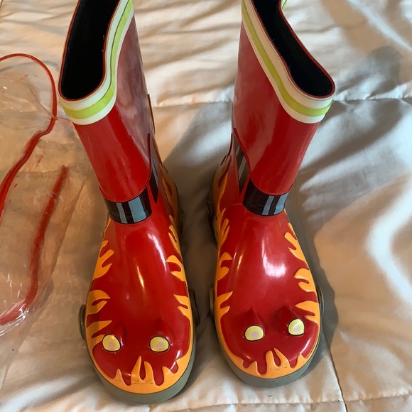 Kidorable Shoes Kidorable Fire Truck Rain Boots Poshmark